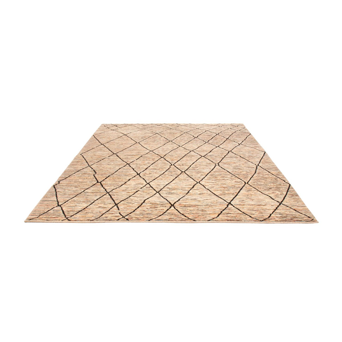 Designer Teppich - 284 x 218 cm - dunkelbeige