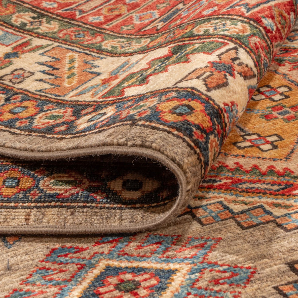 Ziegler Teppich - Kazak - 315 x 244 cm - dunkelbeige