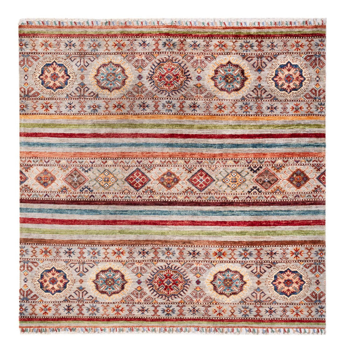 Ziegler Teppich - Shal quadratisch  - 148 x 150 cm - mehrfarbig