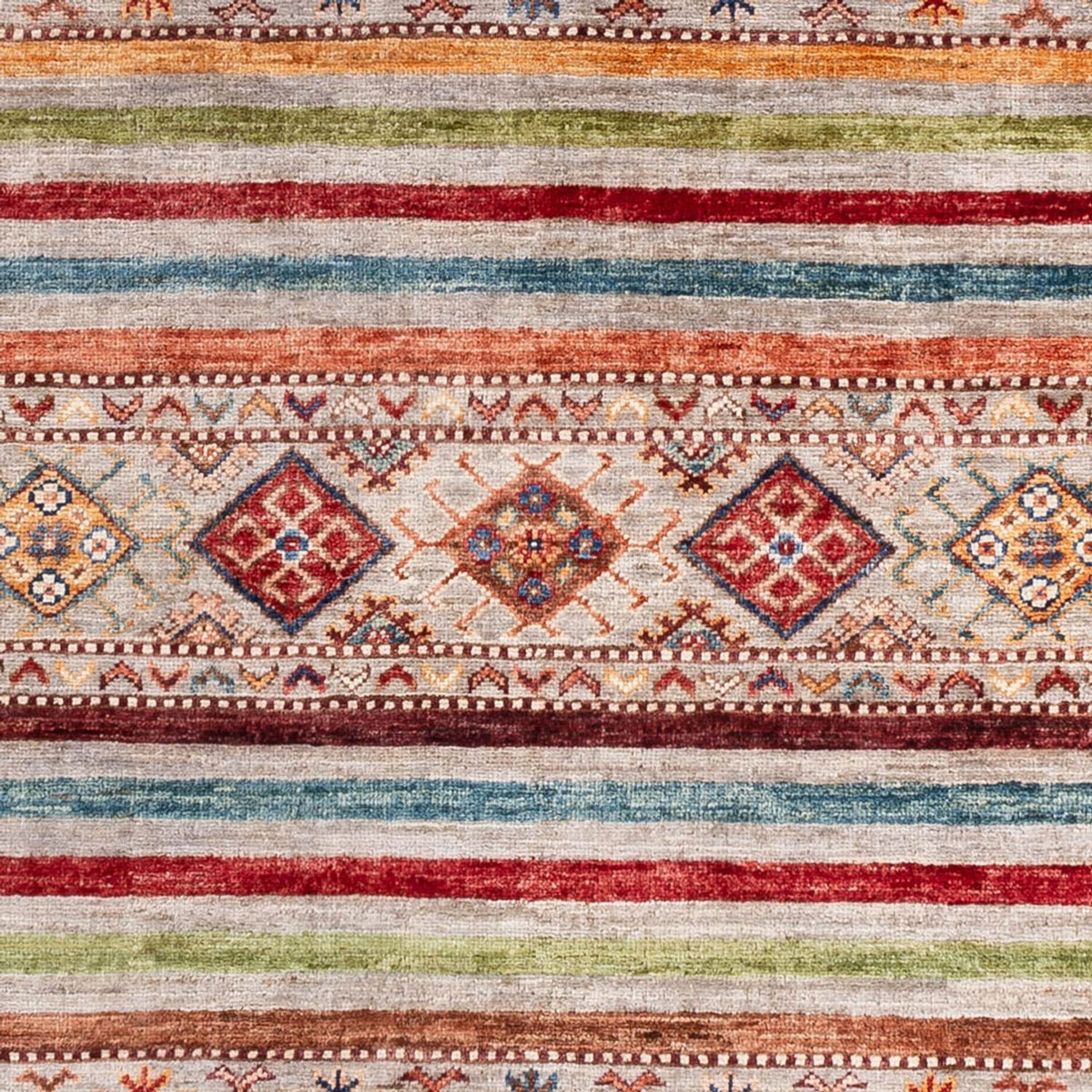 Ziegler Teppich - Shal quadratisch  - 148 x 150 cm - mehrfarbig