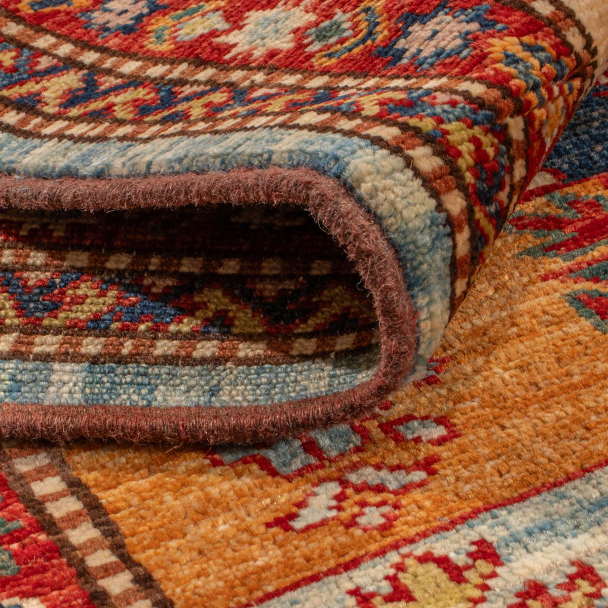 Ziegler Teppich - Kazak quadratisch - 181 x 185 cm - mehrfarbig