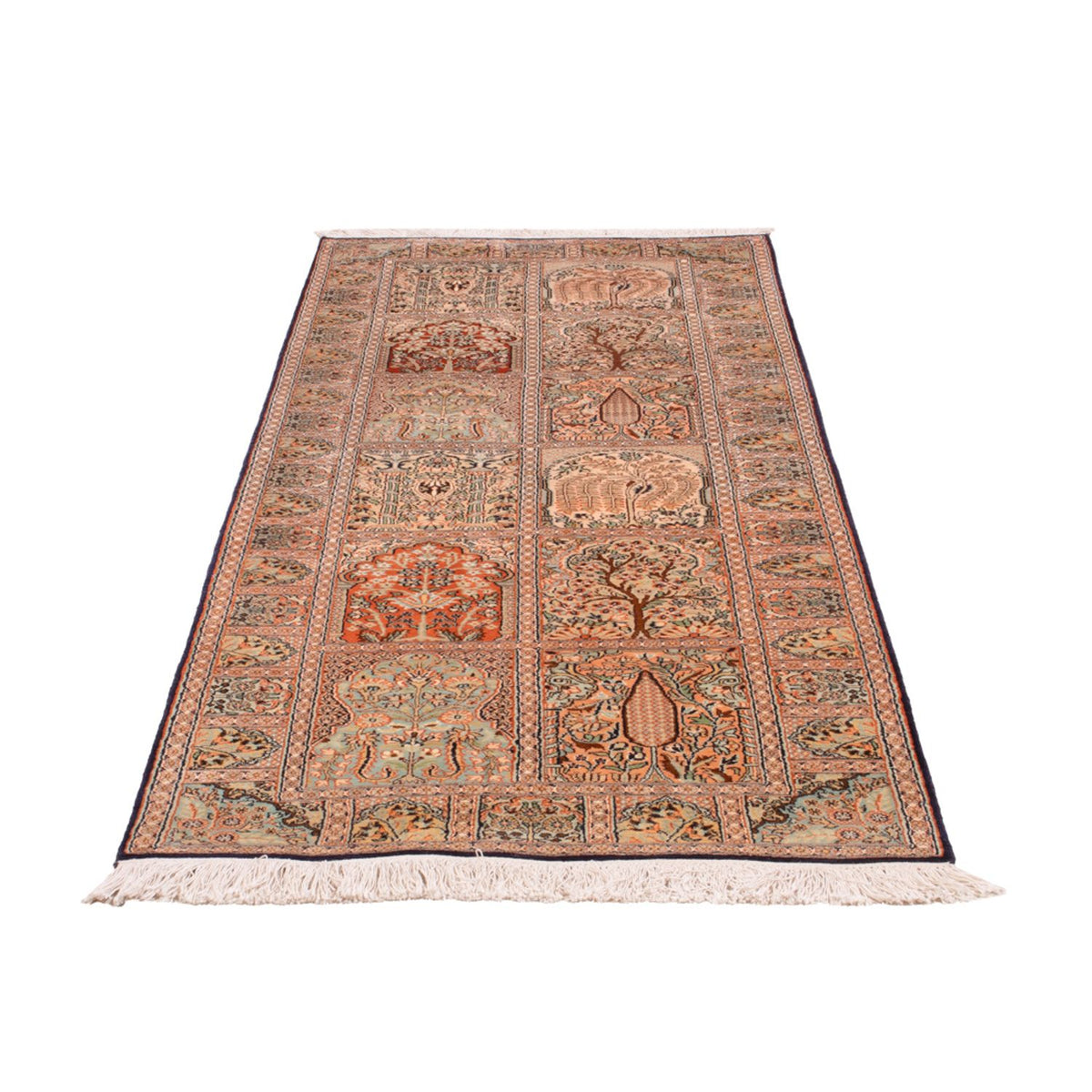 Läufer Seiden - Kaschmir Seide - 237 x 79 cm - beige