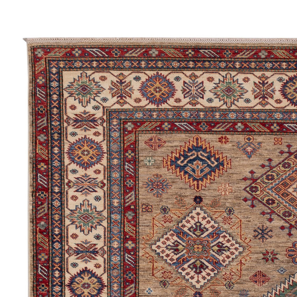 Ziegler Teppich - Kazak - 295 x 204 cm - dunkelbeige