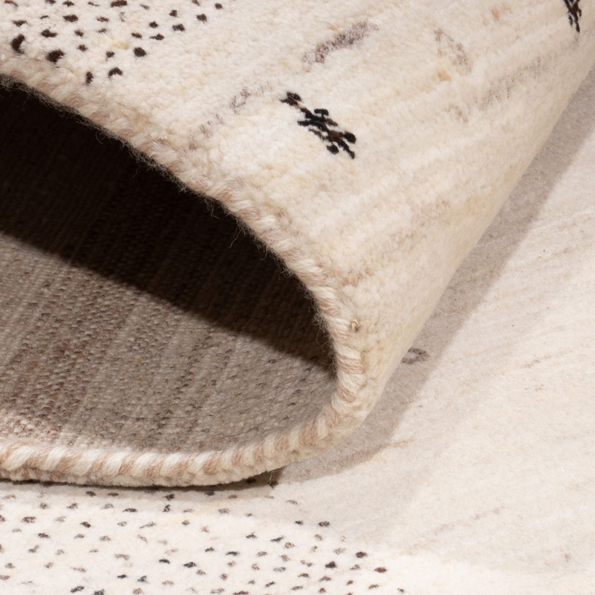 Gabbeh Teppich - Loribaft Indus - 295 x 202 cm - creme