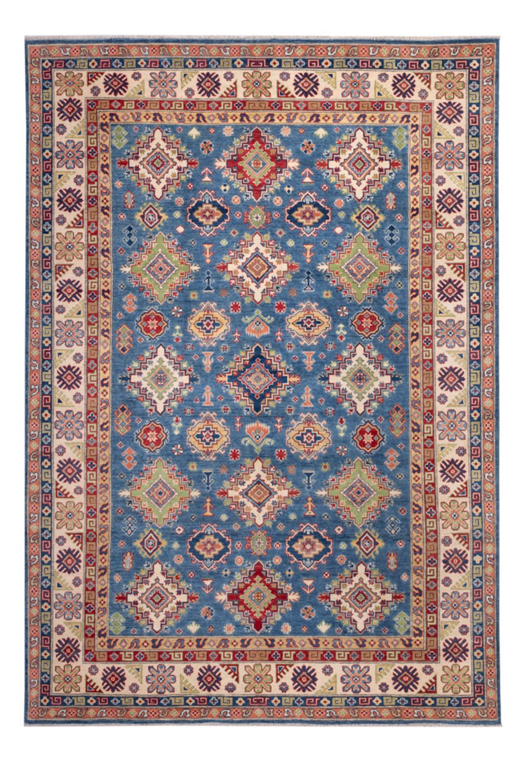 Ziegler Teppich - Kazak - 296 x 198 cm - blau