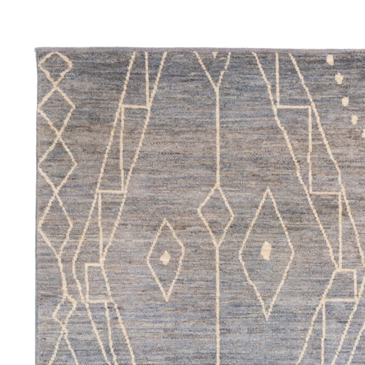 Berber Teppich - 245 x 173 cm - seeblau