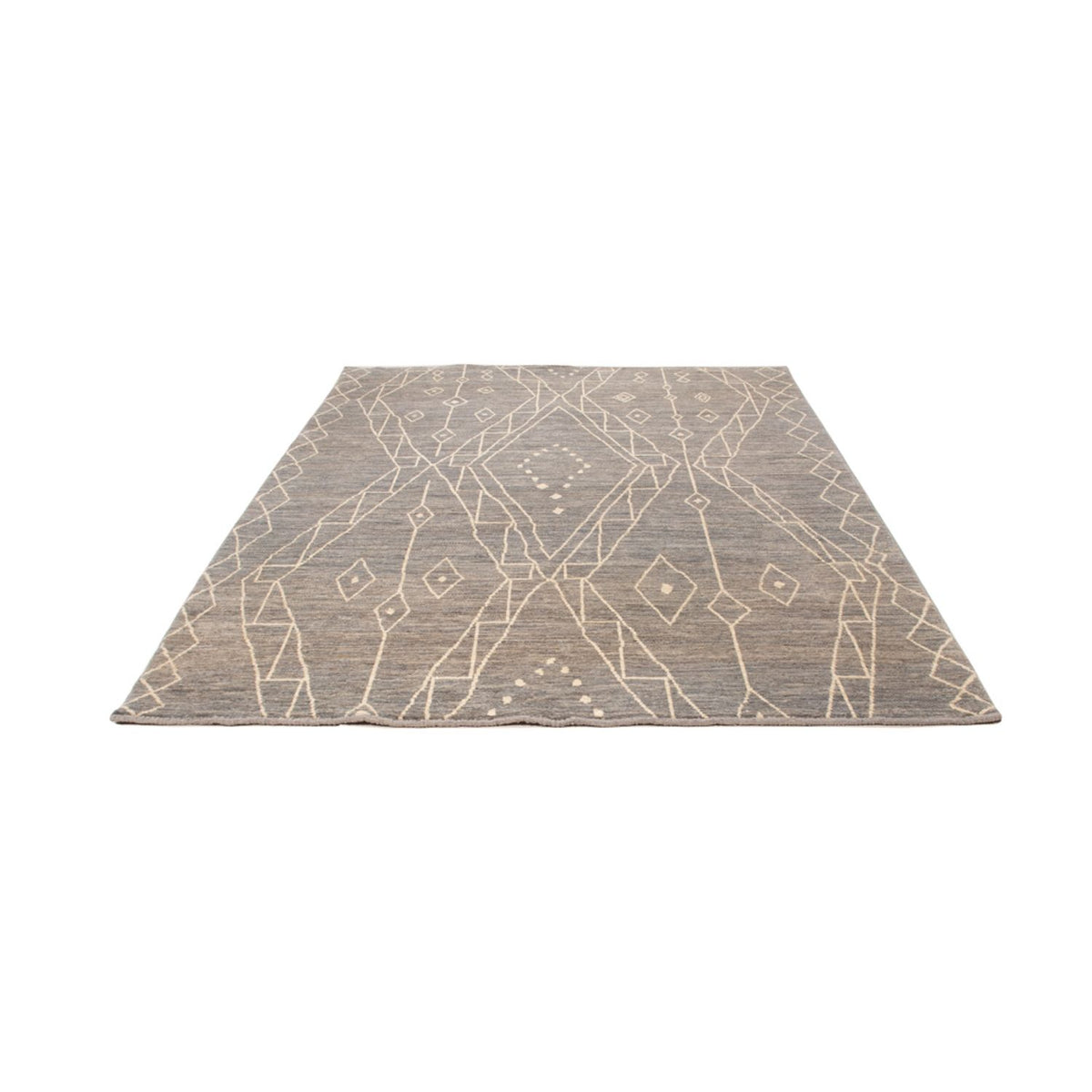 Berber Teppich - 245 x 173 cm - seeblau