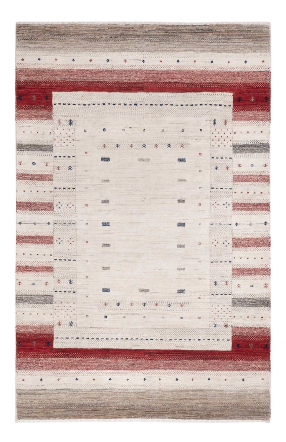 Gabbeh Teppich - Loribaft Indus - 184 x 124 cm - mehrfarbig