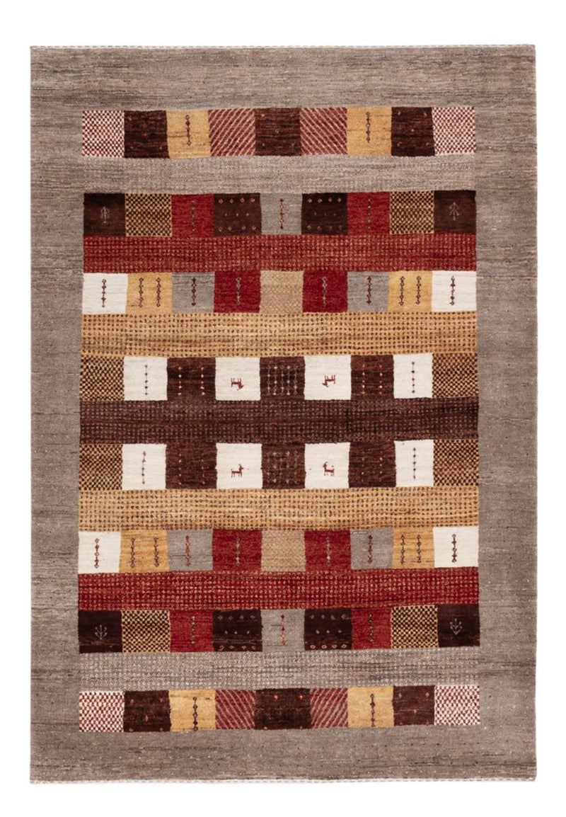 Gabbeh Teppich - Loribaft Indus - 204 x 143 cm - mehrfarbig