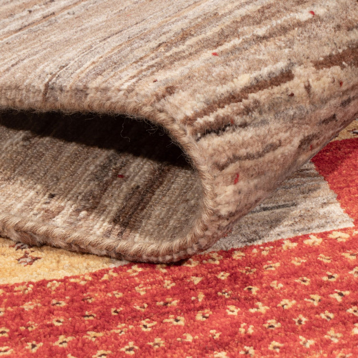 Gabbeh Teppich - Loribaft Indus - 209 x 152 cm - mehrfarbig