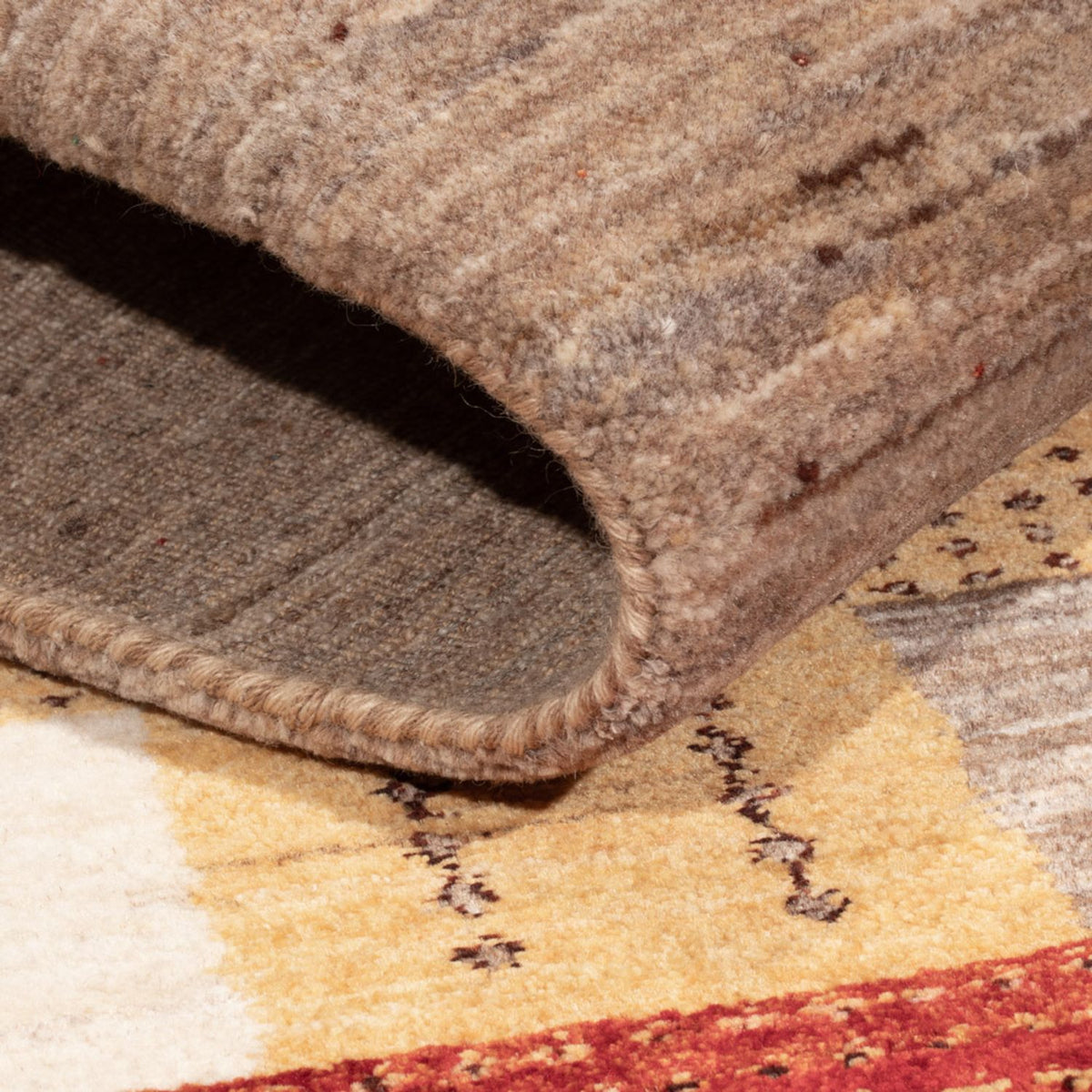 Gabbeh Teppich - Loribaft Indus - 216 x 147 cm - mehrfarbig