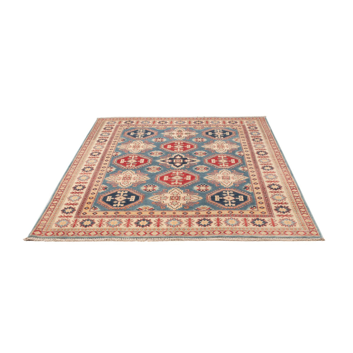 Ziegler Teppich - Kazak - 203 x 148 cm - blau