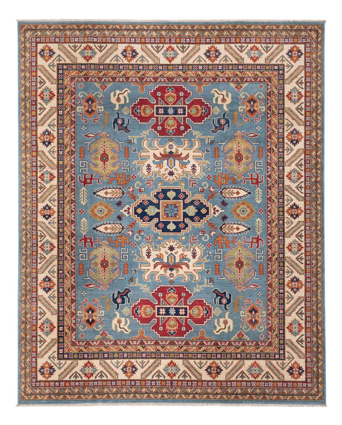 Ziegler Teppich - Kazak - 301 x 243 cm - blau