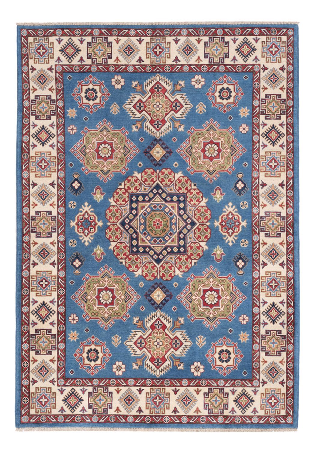 Ziegler Teppich - Kazak - 240 x 167 cm - blau