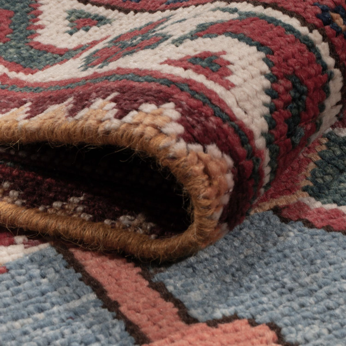 Läufer Ziegler - Kazak - 287 x 75 cm - blau