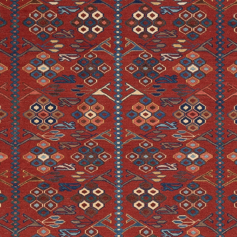 Kelim Teppich - Oriental - Soumak - 229 x 175 cm - rost