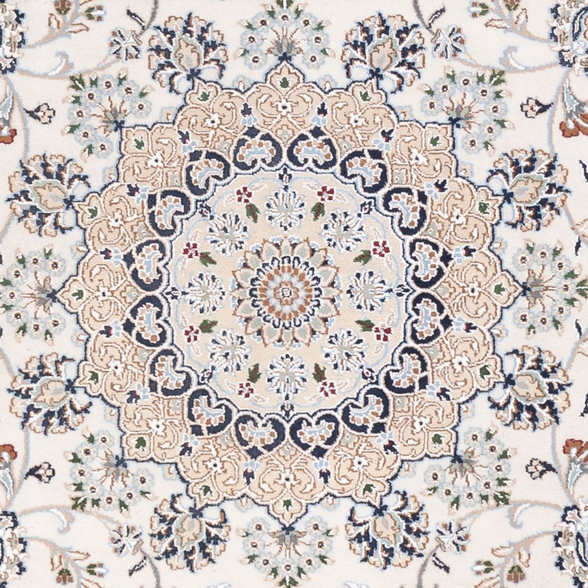 Orientteppich - Nain - Indus - 303 x 241 cm - weiß