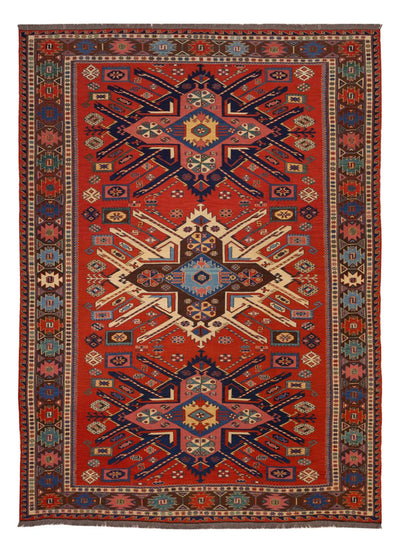 Kelim Afghan Teppich 198x282cm