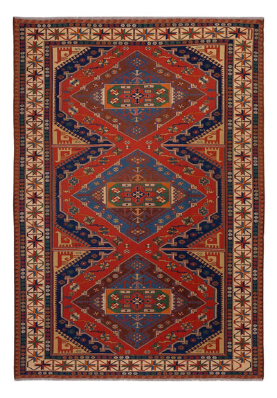 Kelim Afghan Teppich 204x294cm