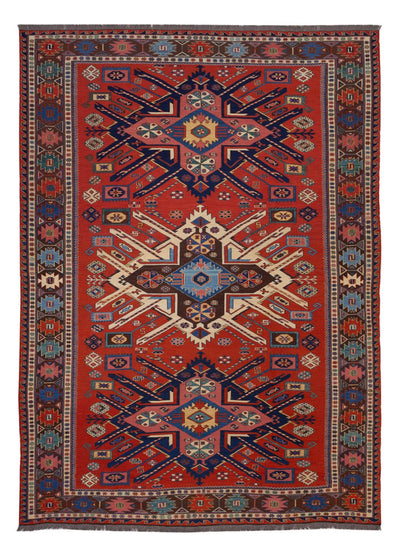 Kelim Afghan Teppich 218x292cm