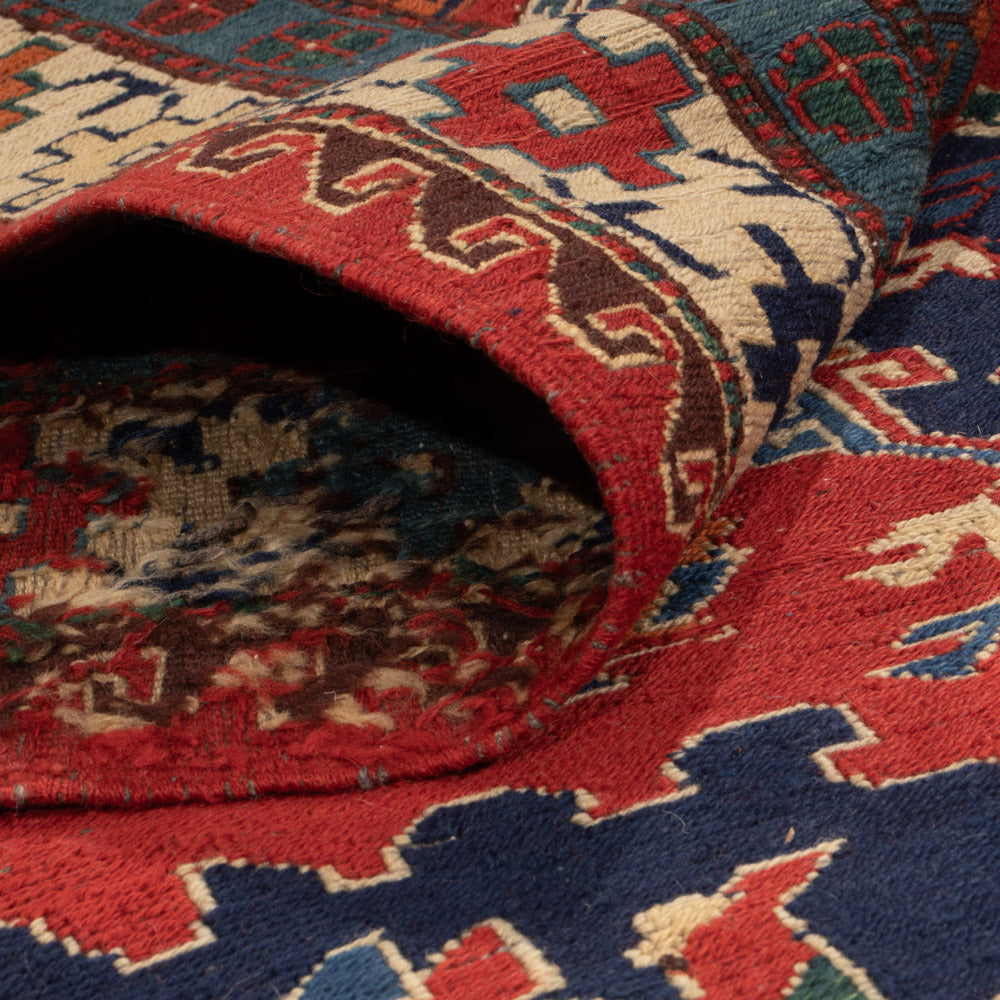 Kelim Teppich - Oriental - Soumak - 263 x 178 cm - rot