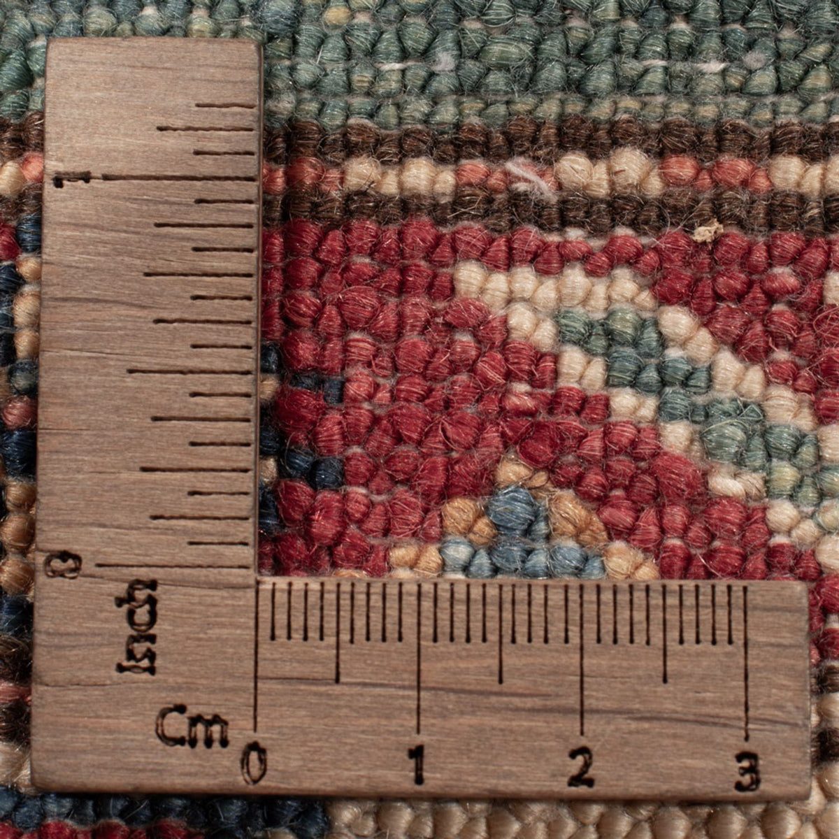 Ziegler Teppich - Kazak - 117 x 85 cm - grün