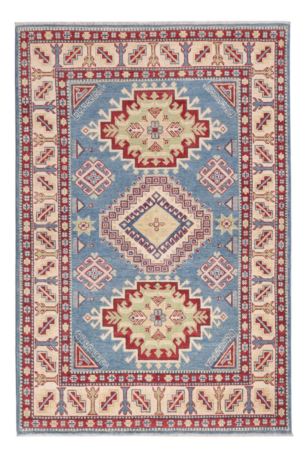 Ziegler Teppich - Kazak - 183 x 118 cm - hellblau