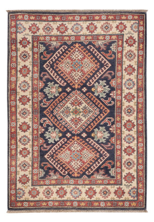 Ziegler Teppich - Kazak - 147 x 99 cm - dunkelblau