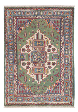 Ziegler Teppich - Kazak - 144 x 101 cm - grün