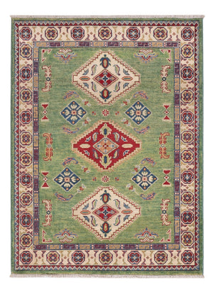 Ziegler Teppich - Kazak - 139 x 102 cm - grün