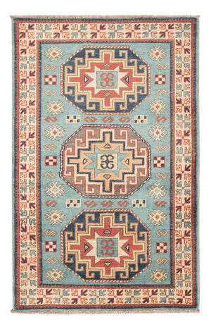 Ziegler Teppich - Kazak - 124 x 78 cm - hellblau