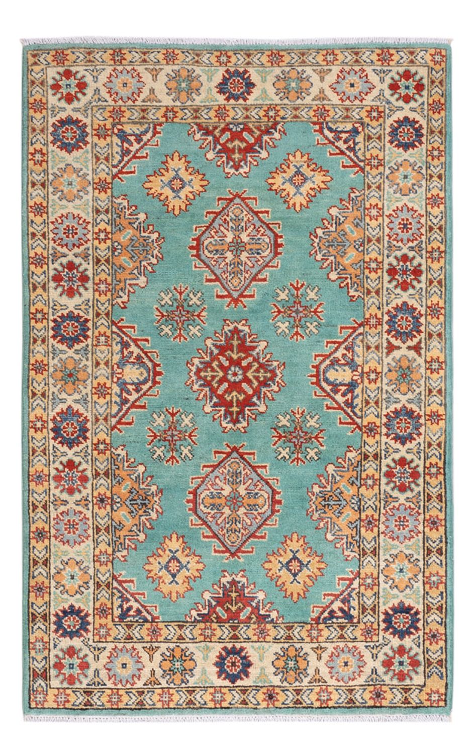 Ziegler Teppich - Kazak - 150 x 91 cm - hellblau