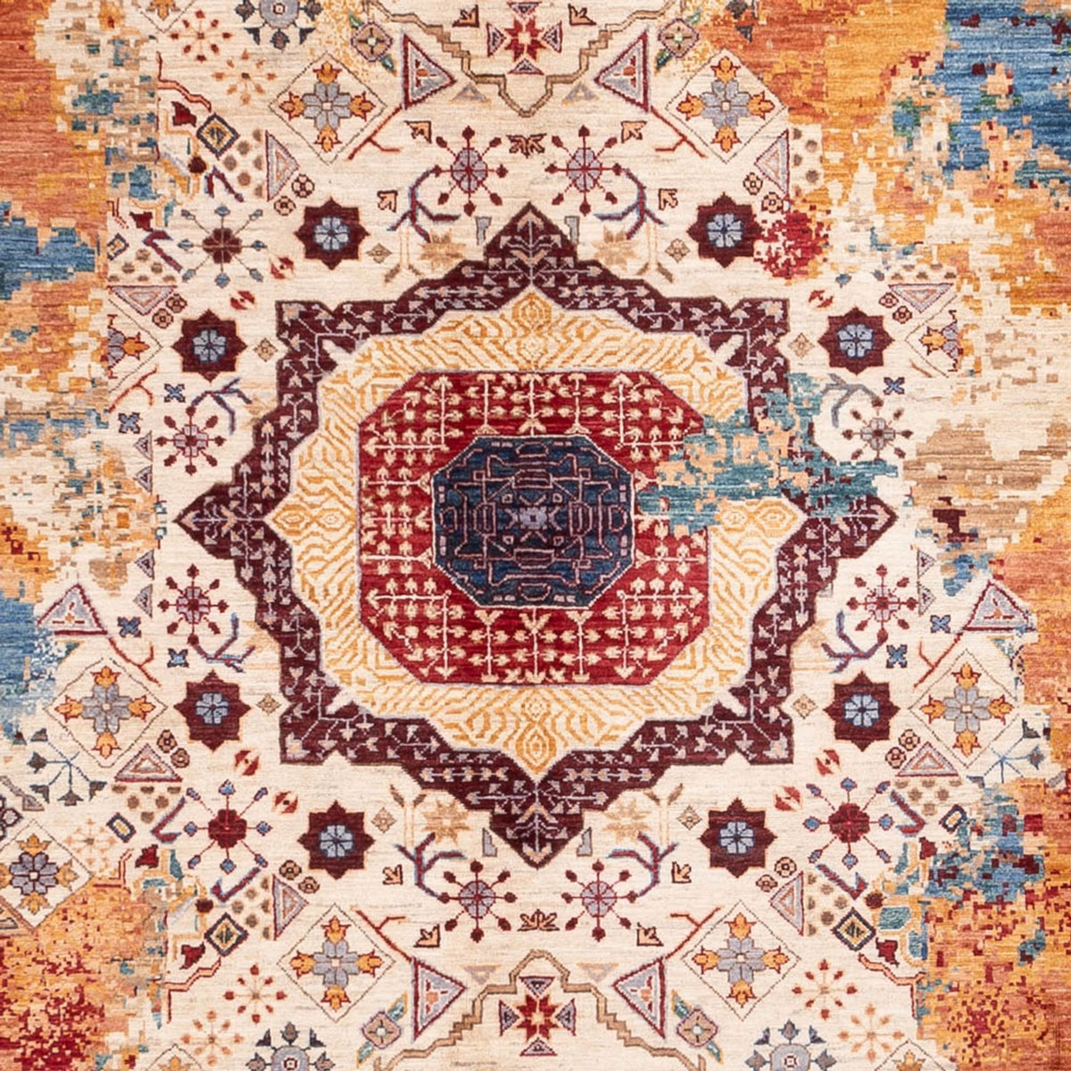 Designer Teppich - 294 x 210 cm - mehrfarbig