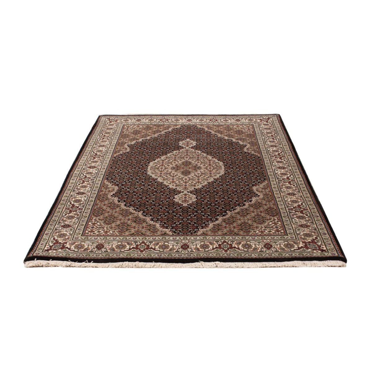 Orientteppich - Täbriz - 187 x 124 cm - dunkelbeige