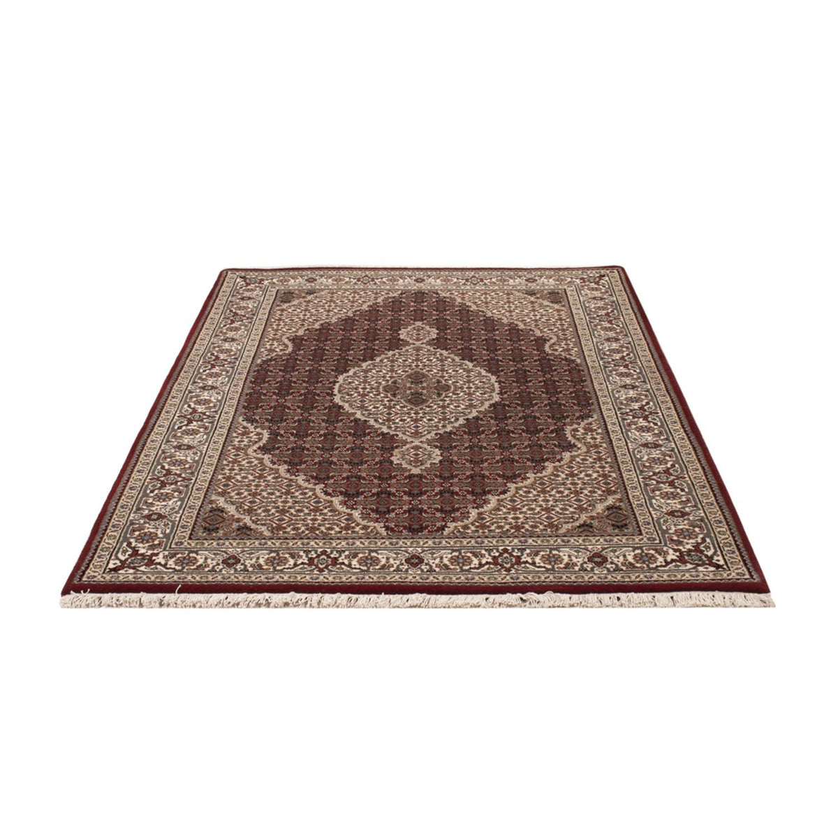 Orientteppich - Täbriz - 186 x 124 cm - dunkelbeige