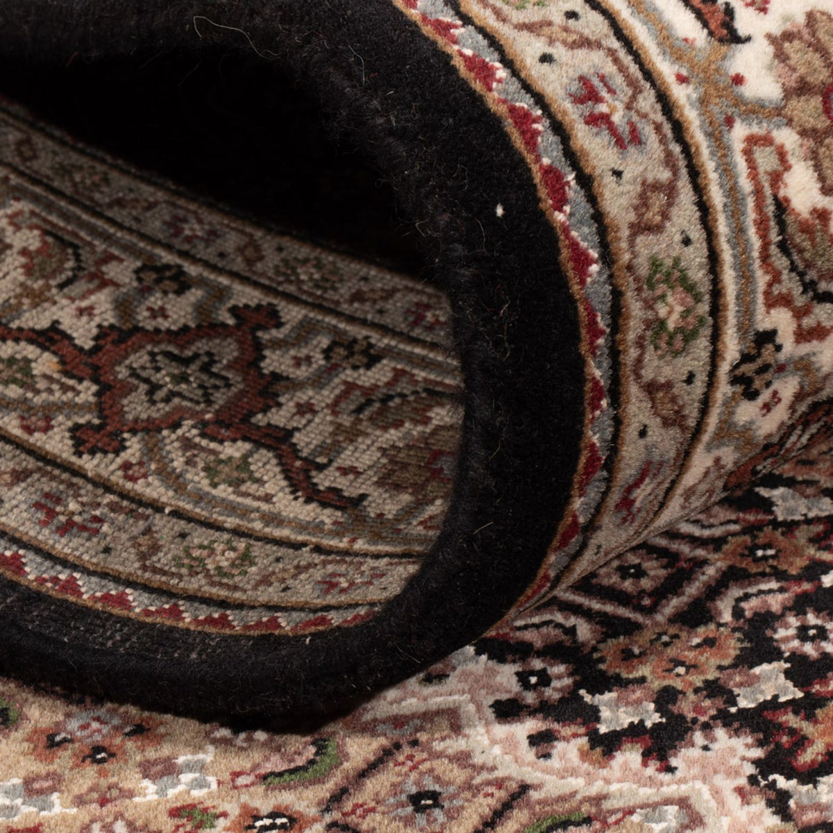 Orientteppich - Täbriz - 184 x 124 cm - dunkelbeige