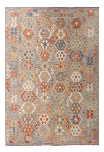 Kelim Maimene Teppich 209x300cm - mehrfarbig