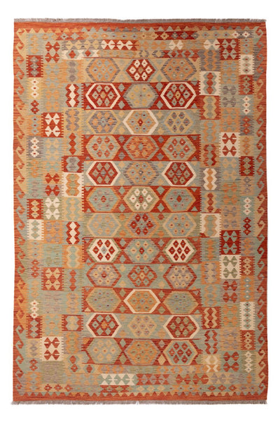 Kelim Maimene Teppich 203x306cm - mehrfarbig