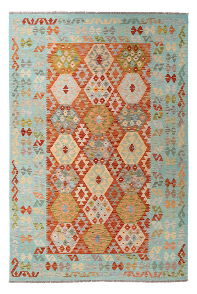 Kelim Maimene Teppich 195x305cm - mehrfarbig