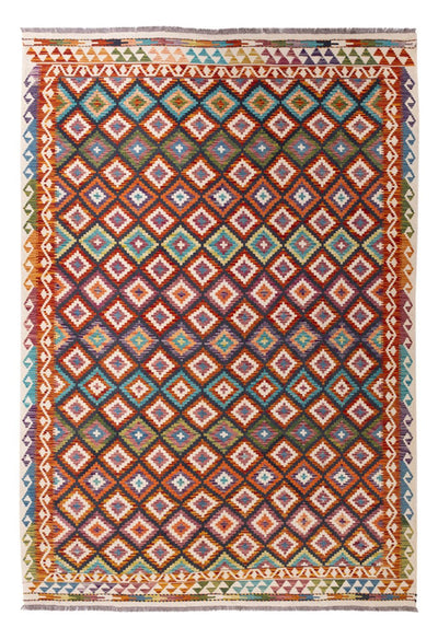 Kelim Maimene Teppich 201x282cm - mehrfarbig