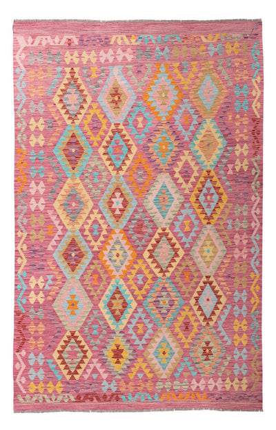 Kelim Maimene Teppich 194x297cm - mehrfarbig