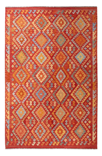 Kelim Maimene Teppich 193x301cm - mehrfarbig