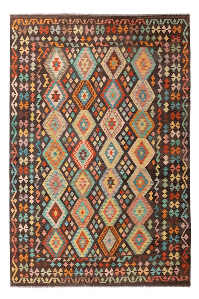 Kelim Maimene Teppich 201x306cm - mehrfarbig