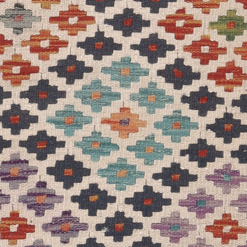 Kelim Teppich - Splash - 126 x 87 cm - mehrfarbig