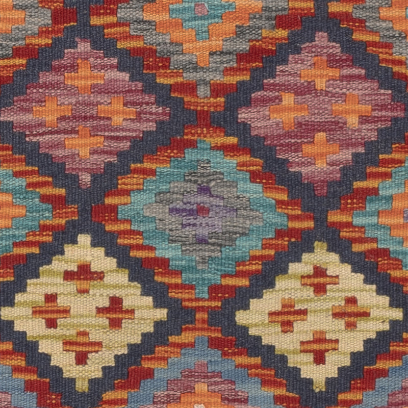 Kelim Teppich - Splash - 124 x 82 cm - mehrfarbig