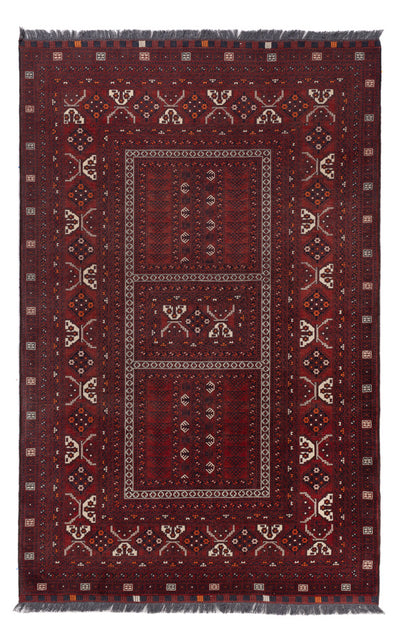 Afghan Teppich 156x241cm - Orientteppich