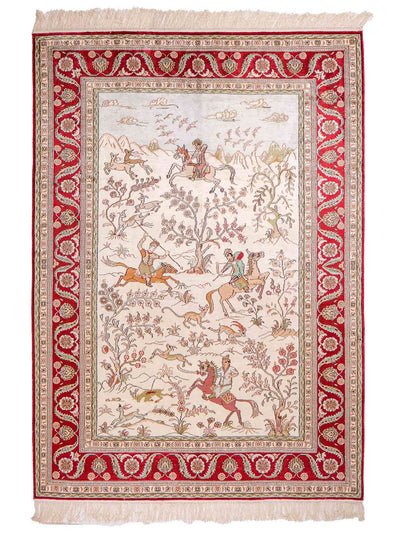 China Seide Teppich 124x180cm - Orientteppich