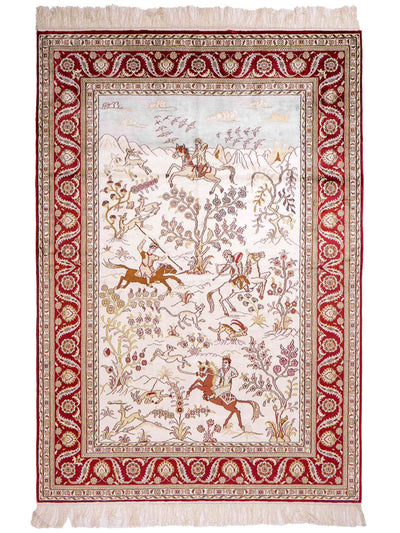 China Seide Teppich 124x185cm - Orientteppich
