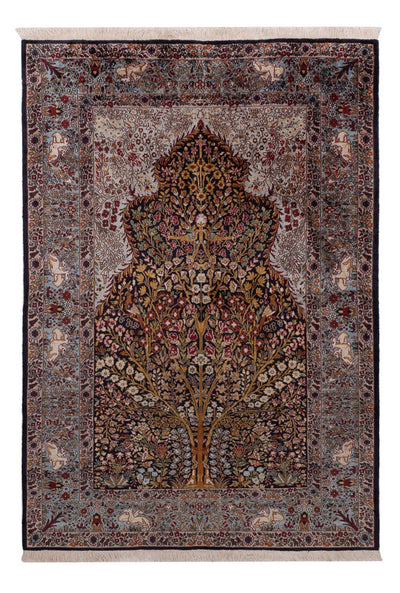 Kaschmir Seide Teppich 122x185cm - Orientteppich