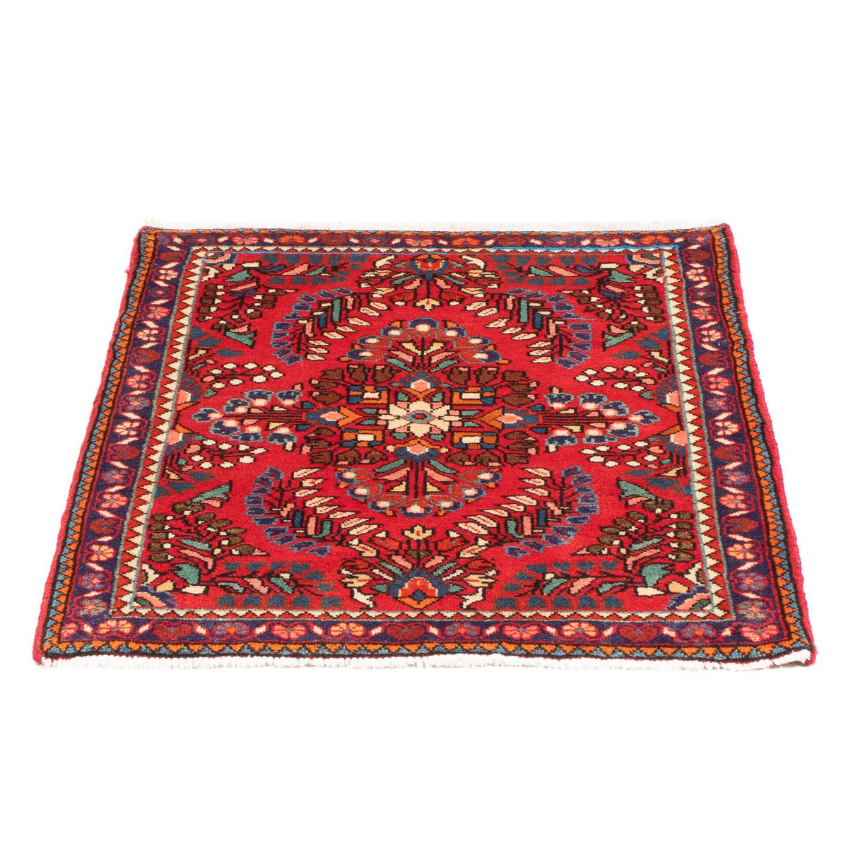 Perserteppich - Nomadic - 81 x 63 cm - rot